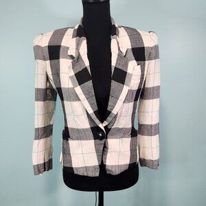 Vintage Kasper for A.S.L. Plaid Blazer Size 6
Lot H